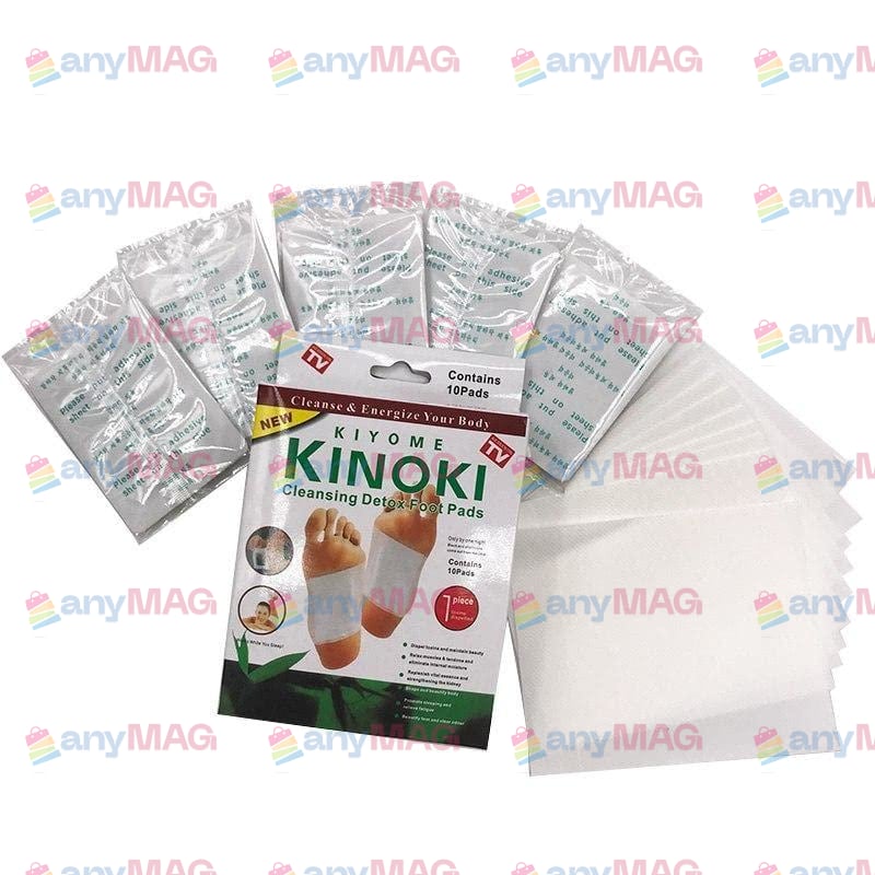 Set 60 Plasturi Kinoki Detoxifianti, 6 Cutii Kinoki Original, Cu Turmalina, Vit C, E, Uleiuri Esentiale - anyMAG.ro