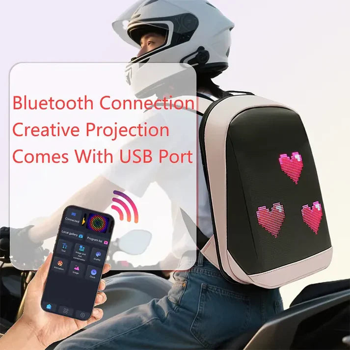 Rucsac Business cu Ecran LED Programabil – Design Modern pentru Travel și Utilizare Urbană