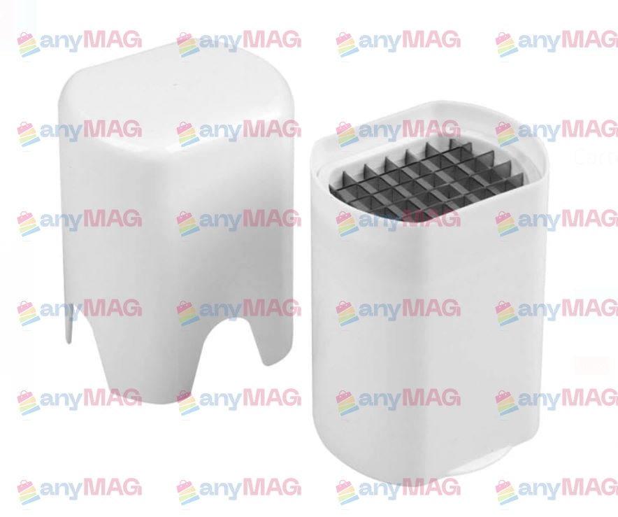 Feliator cartofi pai 13,5 cm, alb