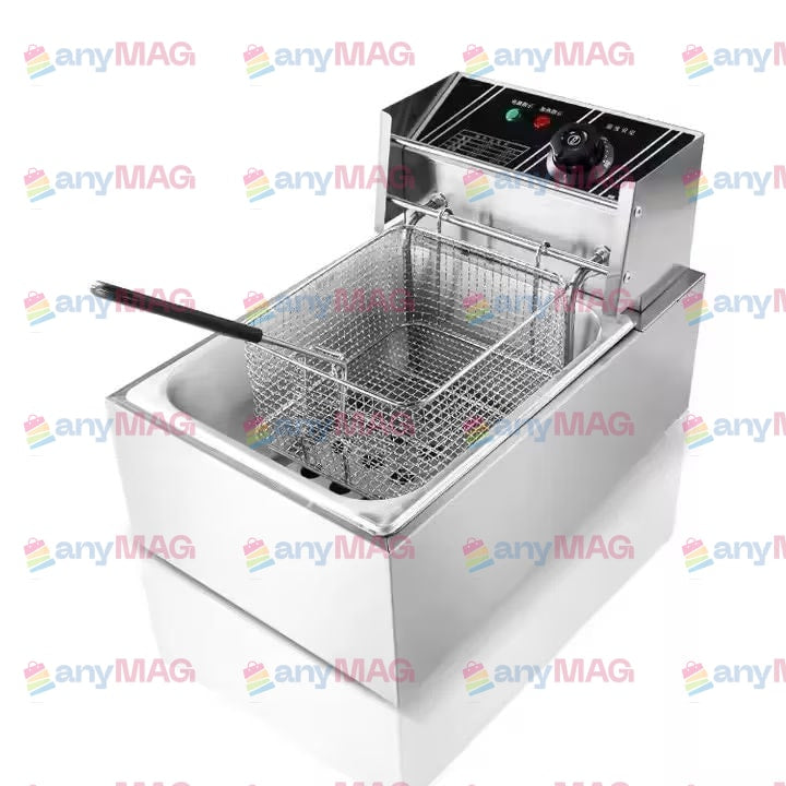 Friteuză electrică inox 6L, 2500W – profesională, puternică și durabilă