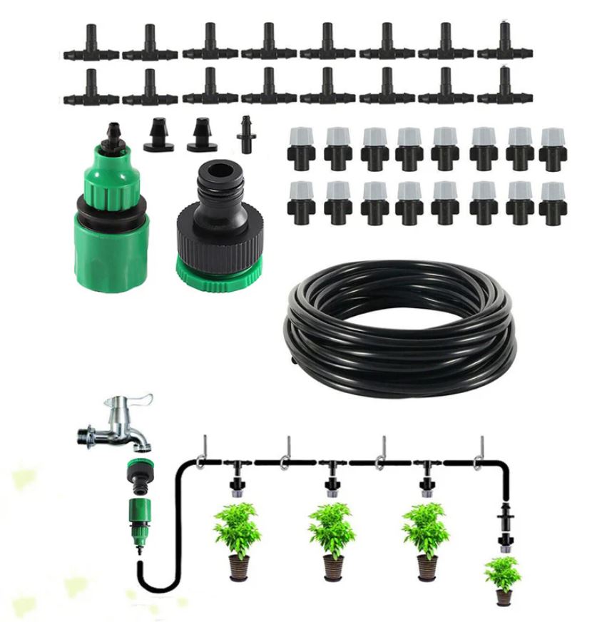 Kit Răcire Terasă cu Pulverizare de Apă Tip Ceață – 15 m