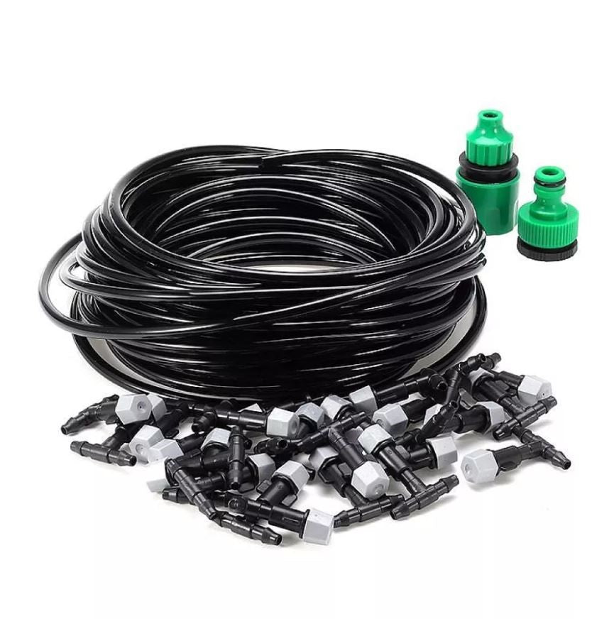 Kit Răcire Terasă cu Pulverizare de Apă Tip Ceață – 20 m