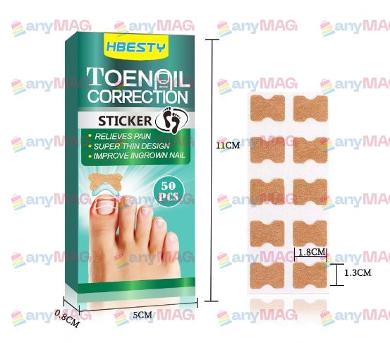 Plasturi NailPerfect pentru Unghii Încarnate, 50 Bucăți - Tratament pentru Picioare