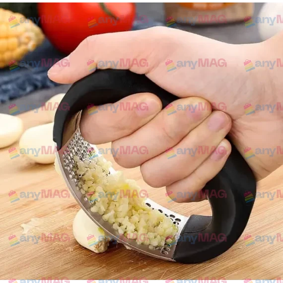 Presa Manuală pentru Usturoi 2 în 1 din Oțel Inoxidabil – Eficiență și Durabilitate