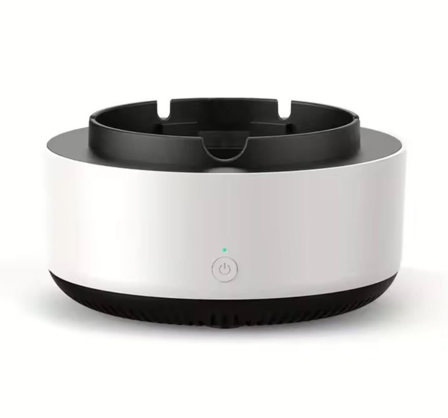 Scrumieră Electrică cu Aspirație și Filtrare Aer – Stingere Automată, Fără Miros, Compactă