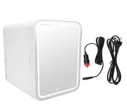 Frigider Mini pentru Machiaj, Cozevdnt, 8L, Portabil, cu Oglinda – Calitate Superioară, Ușor de Utilizat, Design Practic