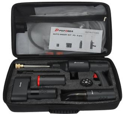 Pompa de Aer Wireless Multifuncțională 4 in 1 Pistol de Spălat Mașina, Aspirator, Încărcător Wireless ,