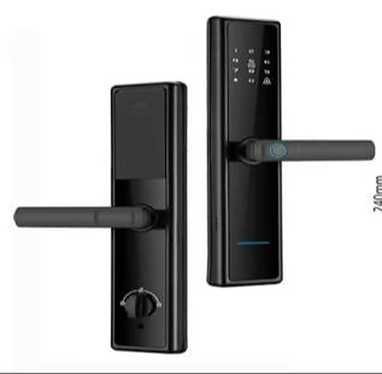 Încuietoare Inteligentă pentru Ușă cu Combinație Digitală Biometrică și Amprentă Digitală, Cerradura Security Intelligent, cu Parolă Uși din Lemn WiFi