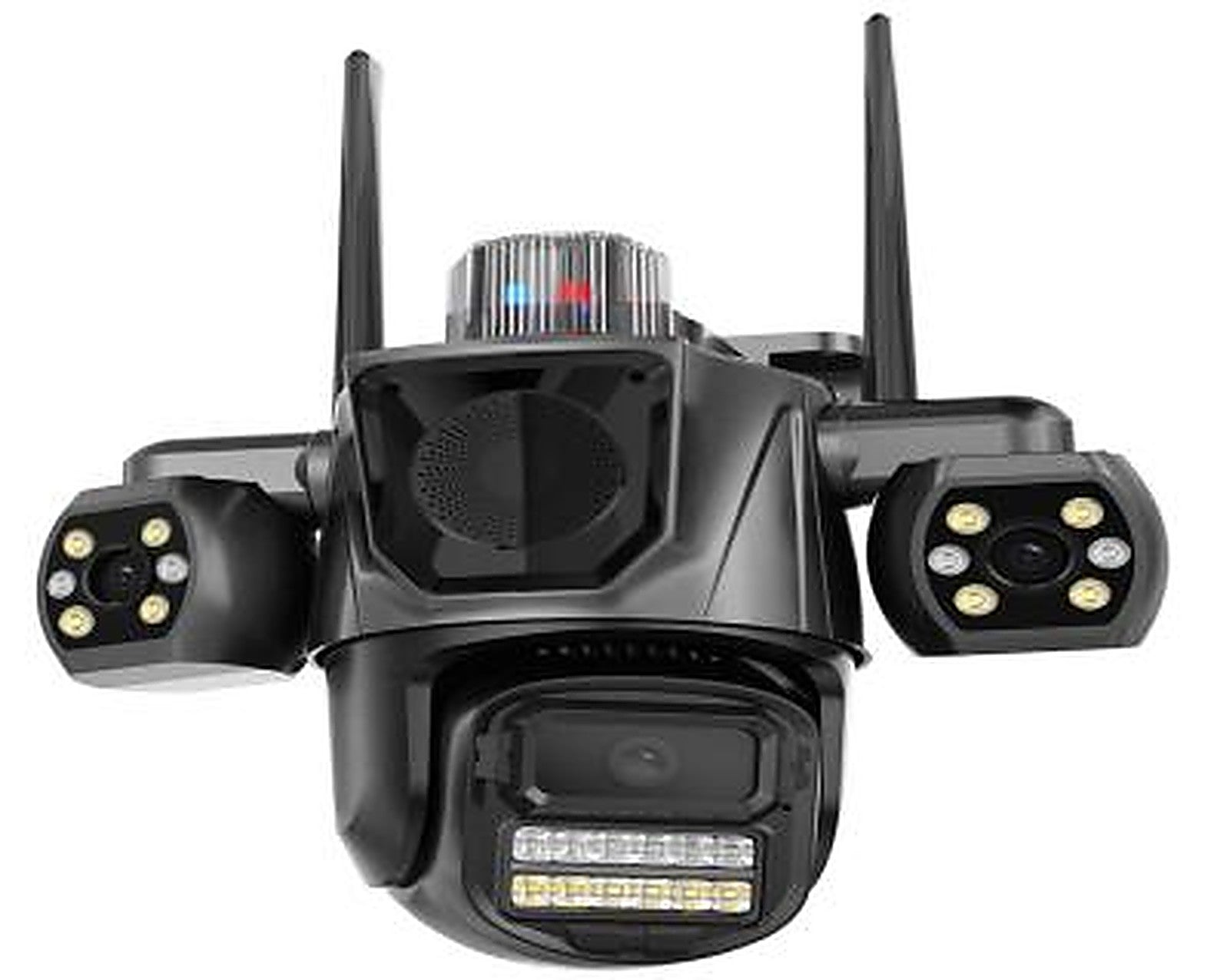 Aplicație Mobilă 360 View Cameră de Securitate Exterioară 3MP Wifi cu 3 Lentile