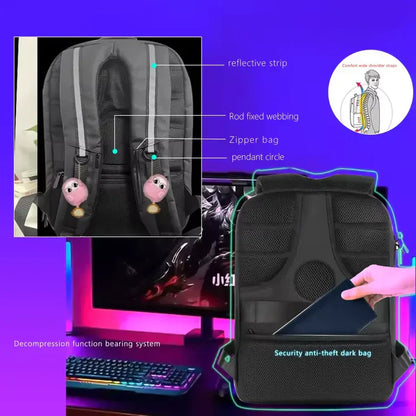 Rucsac Business cu Ecran LED Programabil – Design Modern pentru Travel și Utilizare Urbană