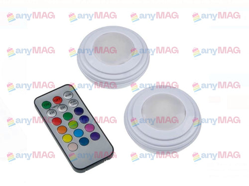 Set lampi led multicolor cu telecomanda  pentru dulap