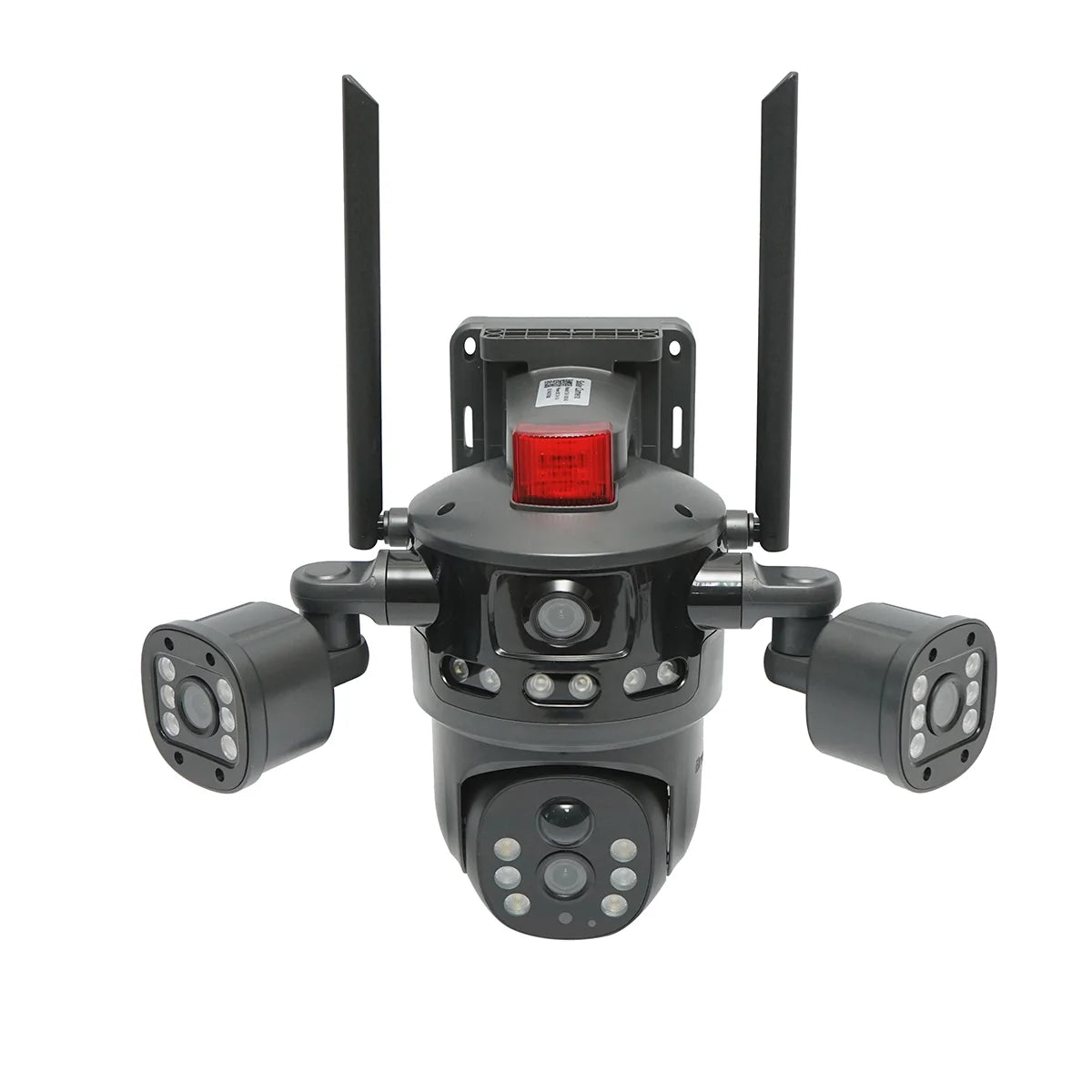 Camera Supraveghere Dual Lens AI 4G cu Panou Solar 8W, PTZ 360°, Detectie Umana, Night Vision Color si Aplicatie V380 Pro