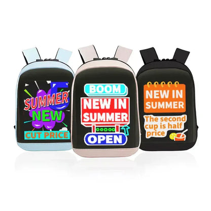 Rucsac Business cu Ecran LED Programabil – Design Modern pentru Travel și Utilizare Urbană