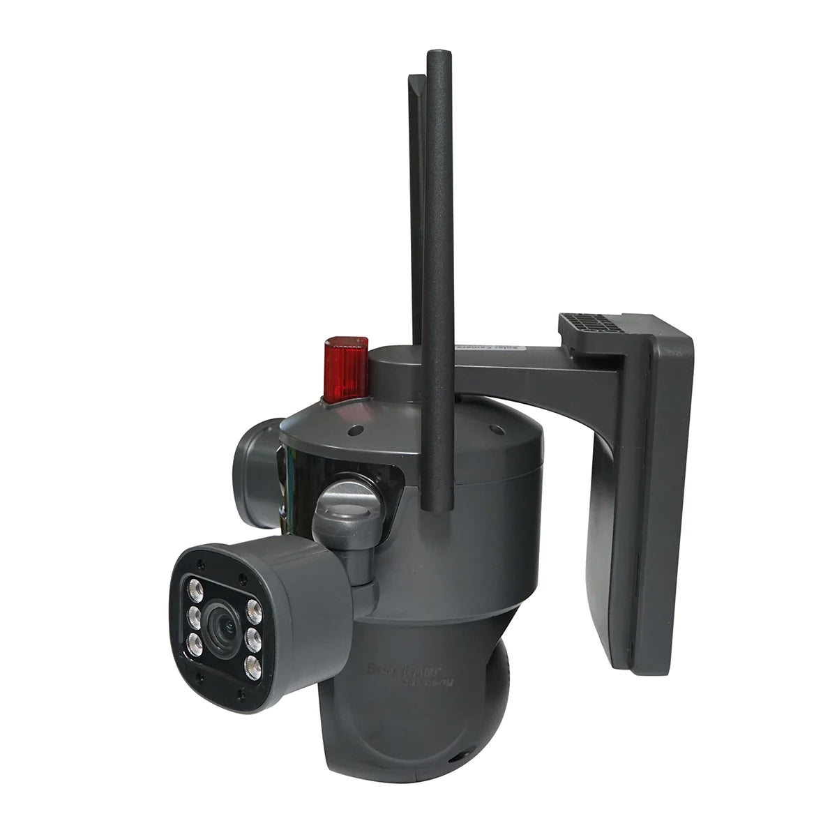 Camera Supraveghere Dual Lens AI 4G cu Panou Solar 8W, PTZ 360°, Detectie Umana, Night Vision Color si Aplicatie V380 Pro
