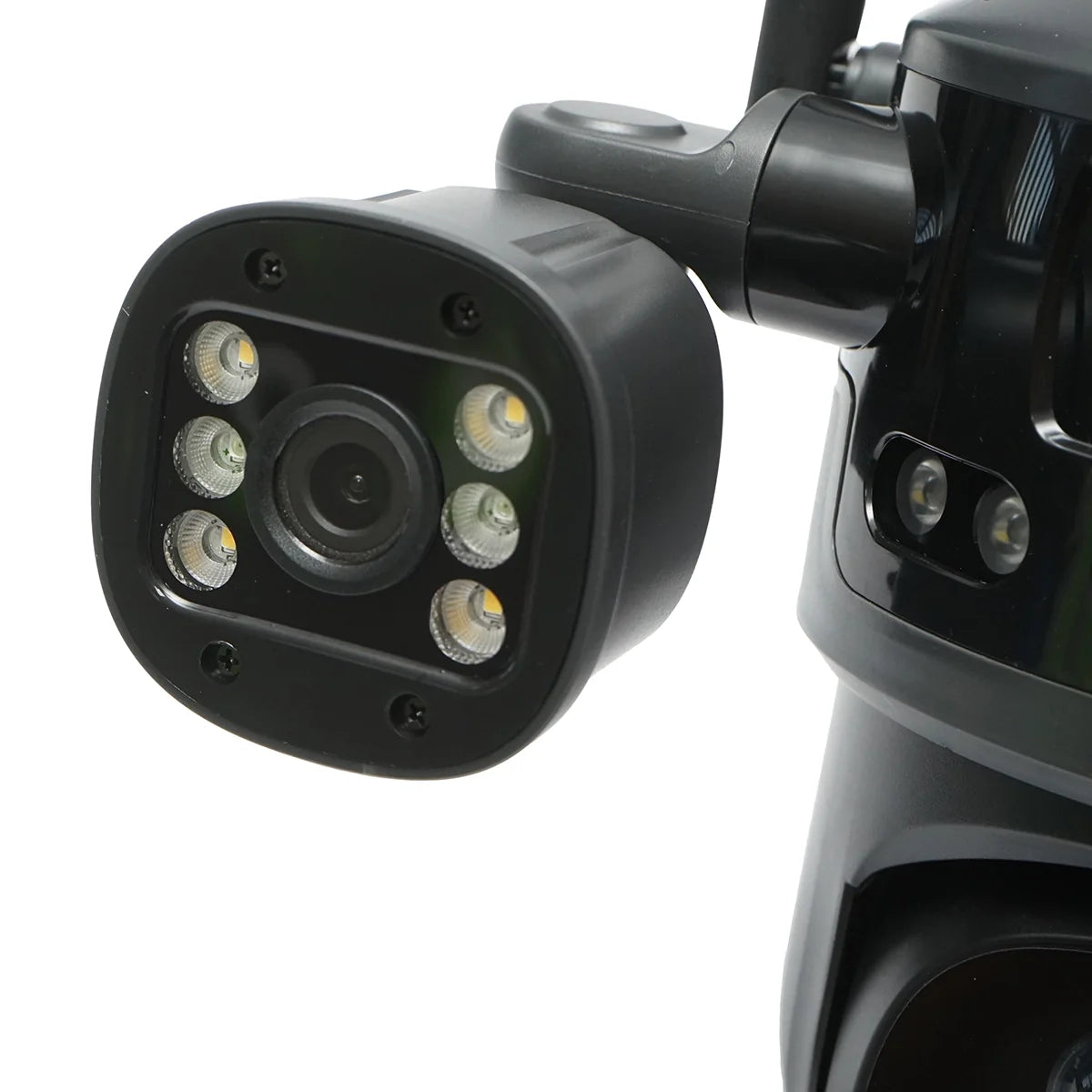 Camera Supraveghere Dual Lens AI 4G cu Panou Solar 8W, PTZ 360°, Detectie Umana, Night Vision Color si Aplicatie V380 Pro