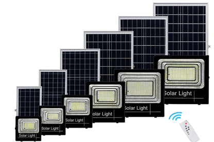 Proiector LED Solar Jortan Clasic 50W/100W/150W/200W/300W/500W/1200W – Exterior, Telecomandă, IP66, Panou Solar Separat