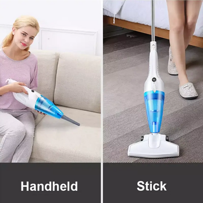 Aspirator Vertical 2 în 1 Portabil, 600W, cu Filtru HEPA și Cablu 4 m – Puternic, Compact, Ideal pentru Casă și Mașină