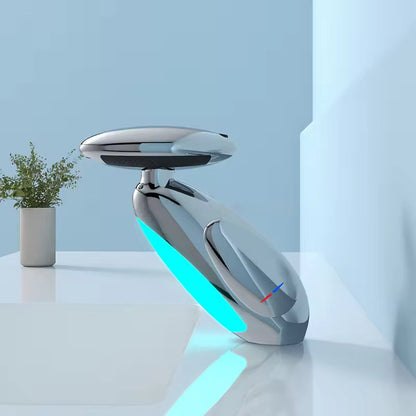 Baterie Premium pentru Lavoar cu Cap Extractibil 360°, LED Ambiental, 4 Tipuri de Jet, Control Inteligent Apă Caldă/Rece, Cartuș Ceramic