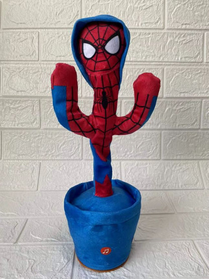 Cactus Dansator Interactiv Marvel – Jucăria de Plus Care Cântă, Dansează și Repetă Tot Ce Spui