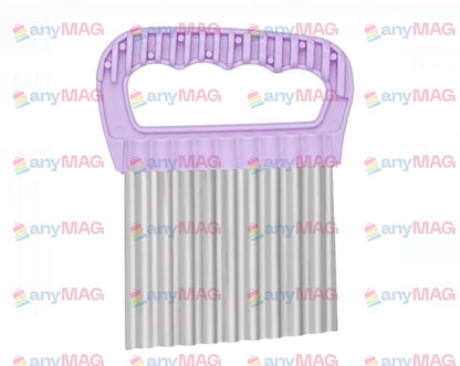 Cutit ondulat pentru feliat legume - Otel Inoxidabil 13.5x11 cm