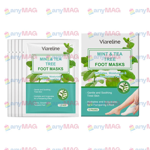 Masca de picioare cu menta si arbore de ceai, Viareline 1 pereche