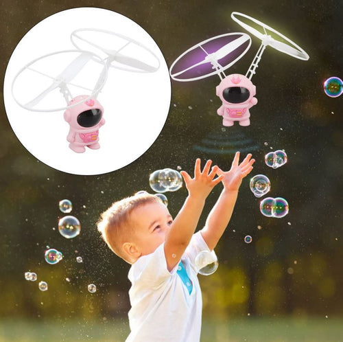 Jucărie Elicopter Astronaut cu Lumină LED Colorată și Telecomandă – Space Man GSX