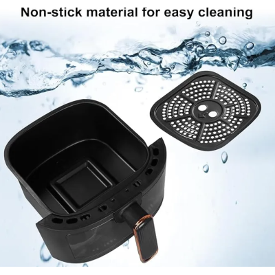 Friteuză fără Ulei Air Fryer Tip Cuptor Electric, Display Digital, Funcție de Coacere, 8L