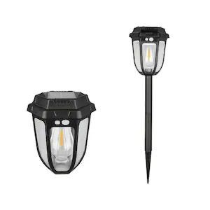 Lampă Solară 2-în-1 | 1+1 Stil Retro cu Țăruș pentru Grădină – Iluminare Decorativă Exterior