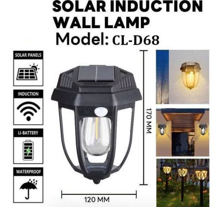 Lampă Solară 2-în-1 | 1+1 Stil Retro cu Țăruș pentru Grădină – Iluminare Decorativă Exterior