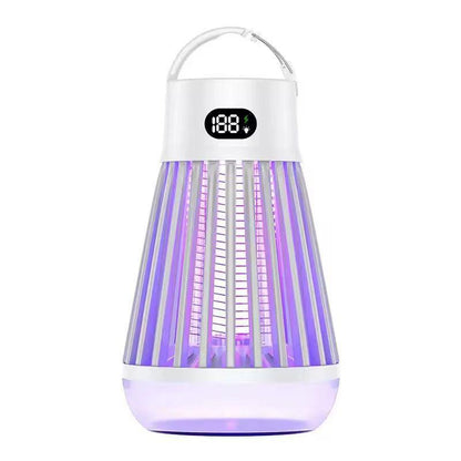Lampă 2-în-1 Anti-Insecte și Camping Reîncărcabilă USB – Lumină LED + Capcană UV, IP66