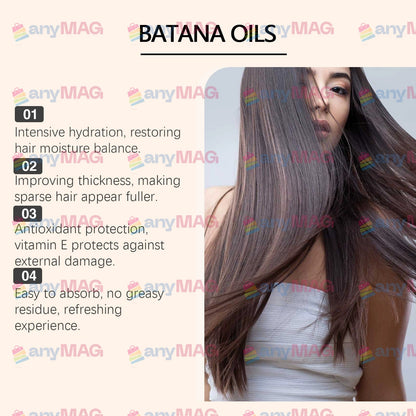 Ulei Premium de Batana Presat la Rece, Batana Oils, 100% Pur și Natural - Stop Caderea Parului și Regenerare Puternică