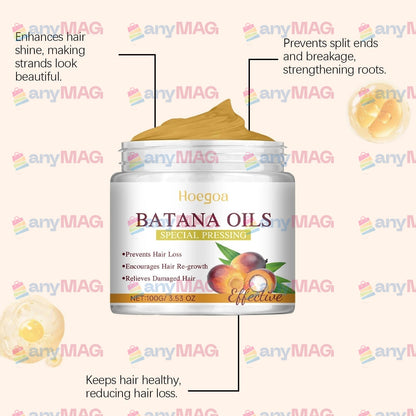 Ulei Premium de Batana Presat la Rece, Batana Oils, 100% Pur și Natural - Stop Caderea Parului și Regenerare Puternică