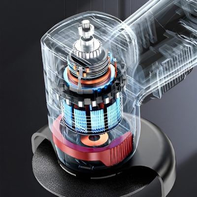 Mini Polizor Unghiular Electric 48V2Ah, 2 acumulatori + 5 Panze de Rezervă – Șlefuire și Tăiere Precise