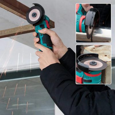 Mini Polizor Unghiular Flex 36V cu 2 Acumulatori – Polizor Electric Fără Fir, 5 Discuri Incluse, pentru Tăiere, Șlefuire și Finisare