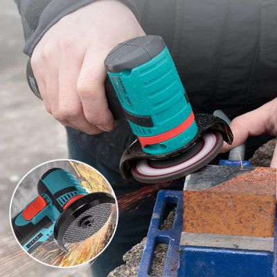 Mini Polizor Unghiular Flex 36V cu 2 Acumulatori – Polizor Electric Fără Fir, 5 Discuri Incluse, pentru Tăiere, Șlefuire și Finisare