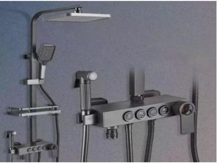 Sistem de Duș Premium Multifuncțional – Tehnologie cu Butoane „Piano”