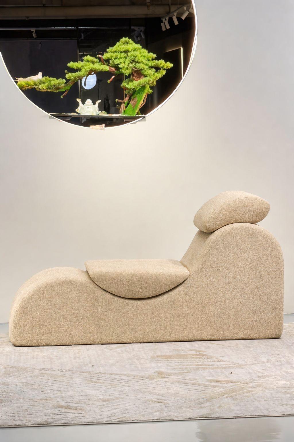 Fotoliu Ergonomic Relaxare S-Curve cu Perne de Suport, Design Modern, 153 x 46 x 82 cm