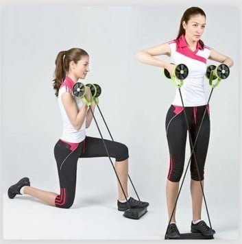 Aparat Fitness Multifuncțional pentru Acasă – Peste 40 Exerciții, Tonifiere Completă, Sac de Transport