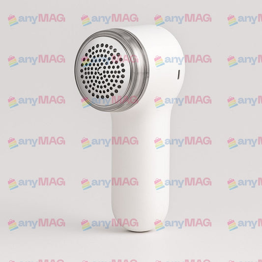 Aparat Electric pentru Îndepărtat Scamele cu Display, 6 Lame UltraSharp, Reîncărcabil – Alb & Bej + Cablu de Încărcare Inclus