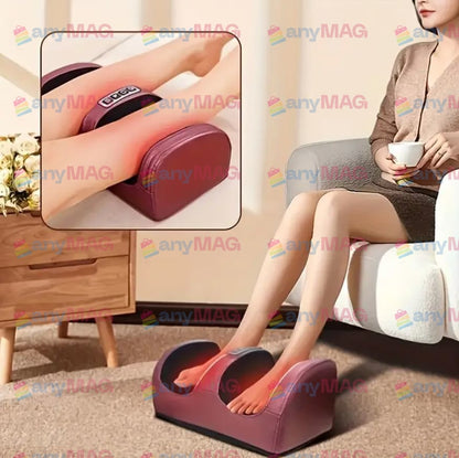 Aparat de Masaj pentru Picioare cu Funcție de Încălzire și Intensitate Reglabilă – Relaxare Totală și Circulație Îmbunătățită