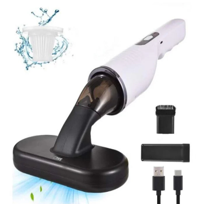 Aspirator Portabil Fără Fir 80W – Reîncărcabil USB-C, Filtru HEPA Lavabil, Puternic pentru Mașină, Casă și Birou