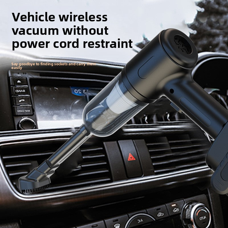 Aspirator auto fără fir 9 in 1, motor brushless, 2000mAh, portabil, USB reîncărcabil, 9 accesorii, recipient praf 150ml, negru