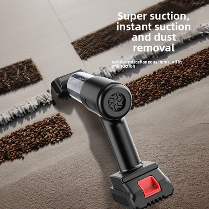 Aspirator auto fără fir 9 in 1, motor brushless, 2000mAh, portabil, USB reîncărcabil, 9 accesorii, recipient praf 150ml, negru