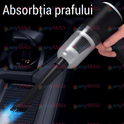Aspirator Portabil 3 în 1 VACUUM CLEANER – Compact, Puternic și Ușor de Utilizat acasă sau în mașină