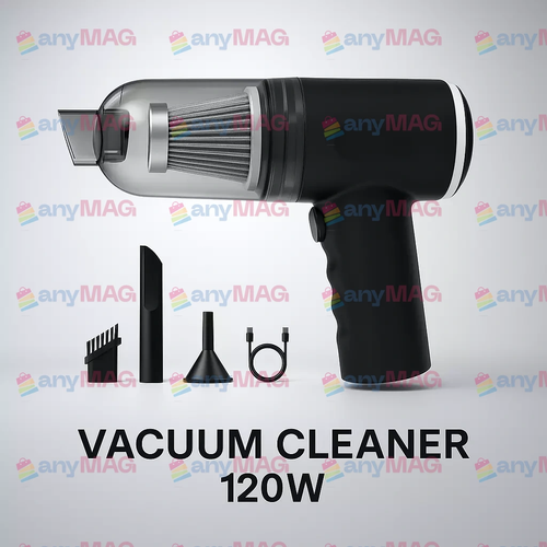 Aspirator Portabil 3 în 1 VACUUM CLEANER – Compact, Puternic și Ușor de Utilizat acasă sau în mașină