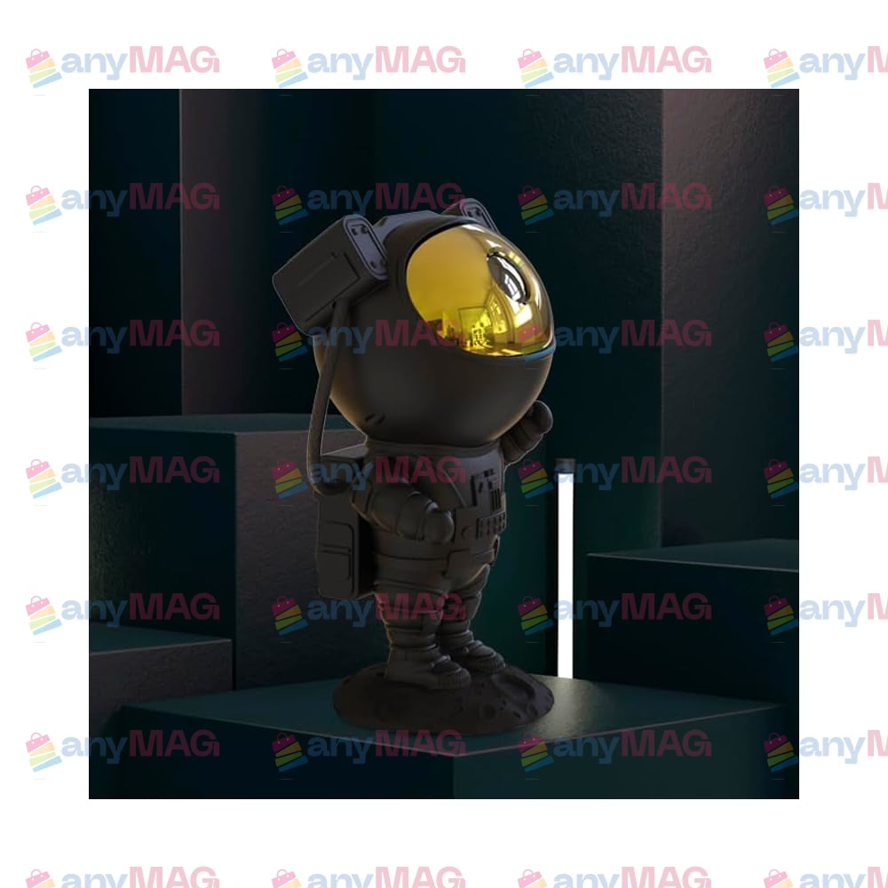 Proiector Laser Astronaut alb – Aurora Boreală & Cer Înstelat, 360°, 8 Moduri, Timer, Telecomandă