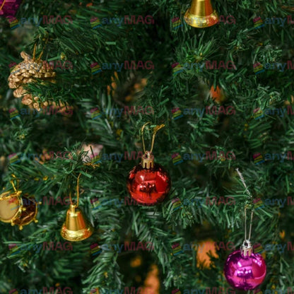 Brad Artificial Premium 1.80 m cu 45 Ornamente + Instalație LED 10 m Inclusă