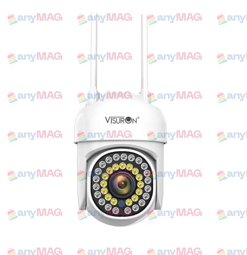 Set 5 Camere Supraveghere WiFi 3MP, IP66, PTZ 360°, Night Vision Full Color – Exterior/Interior + 5 Carduri 64GB CADOU | VISURON