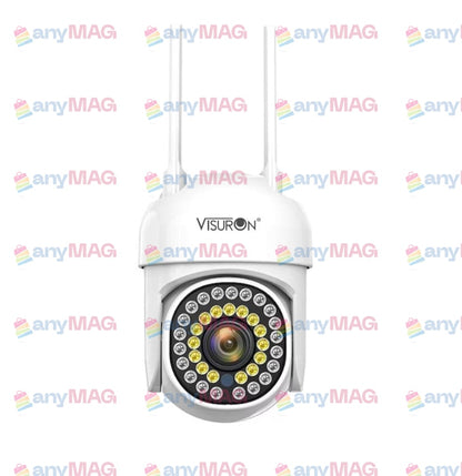 Set 5 Camere Supraveghere WiFi 3MP, IP66, PTZ 360°, Night Vision Full Color – Exterior/Interior + 5 Carduri 64GB CADOU | VISURON