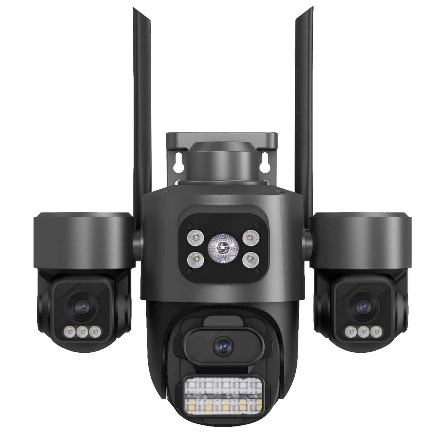 Cameră de securitate AI exterior 3MP 4K – Dome cu vedere nocturnă color și urmărire